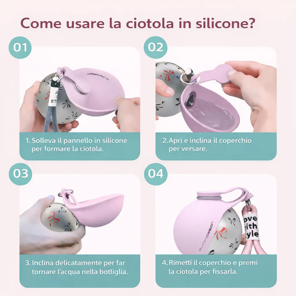 Borraccia 2 in 1